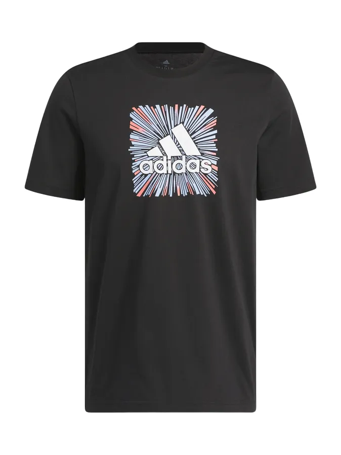 Adidas T-shirt manica corta da uomo Logo Sportwear Graphic HS2533 black