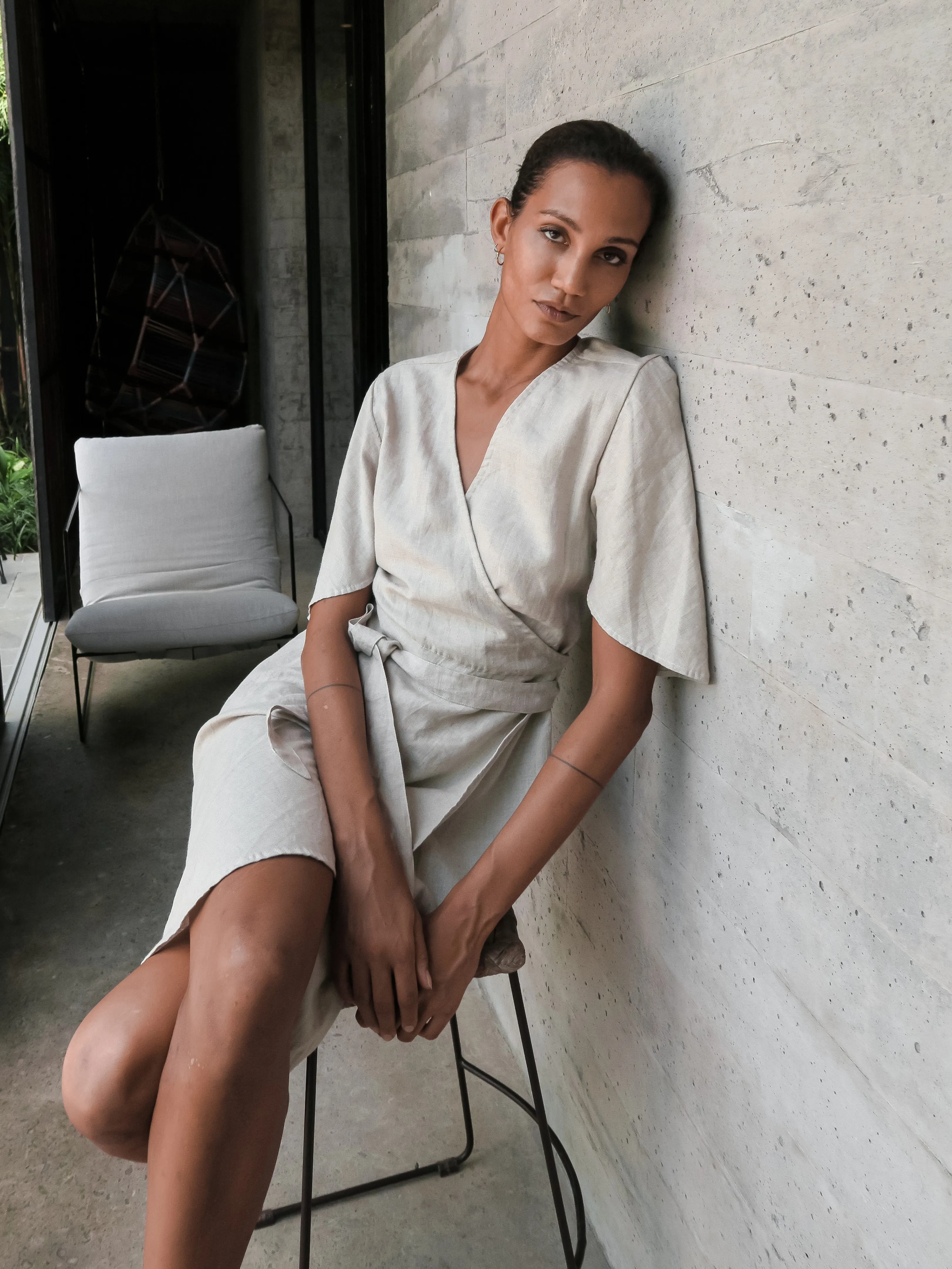 Ayla Linen Dress