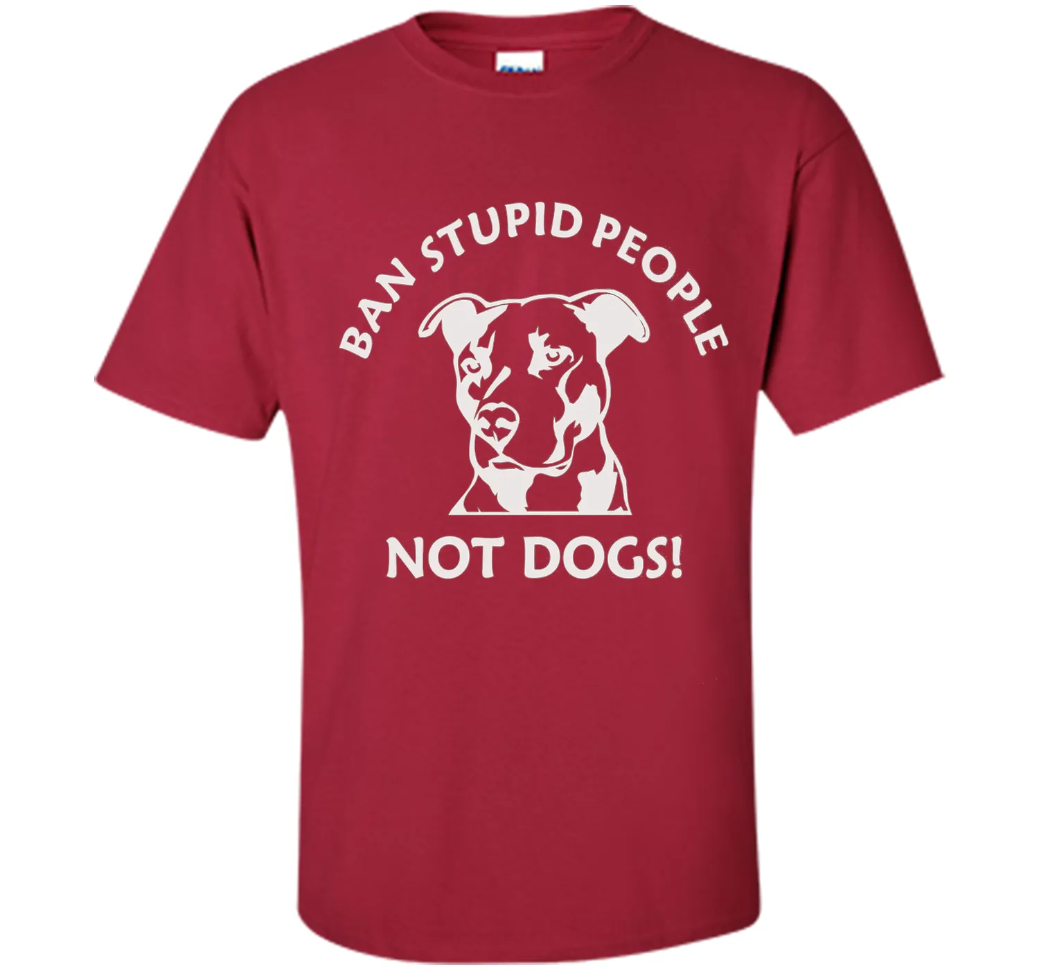 Ban Stupid People Not Dogs Pit Bull t-shirt (pit bull shirt)