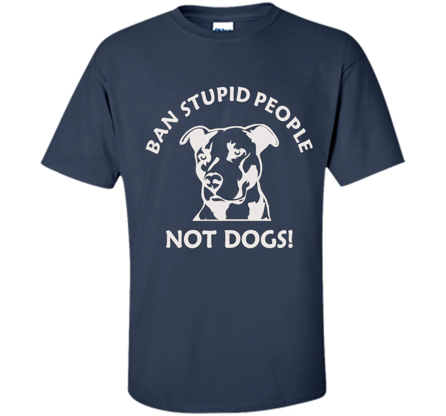 Ban Stupid People Not Dogs Pit Bull t-shirt (pit bull shirt)