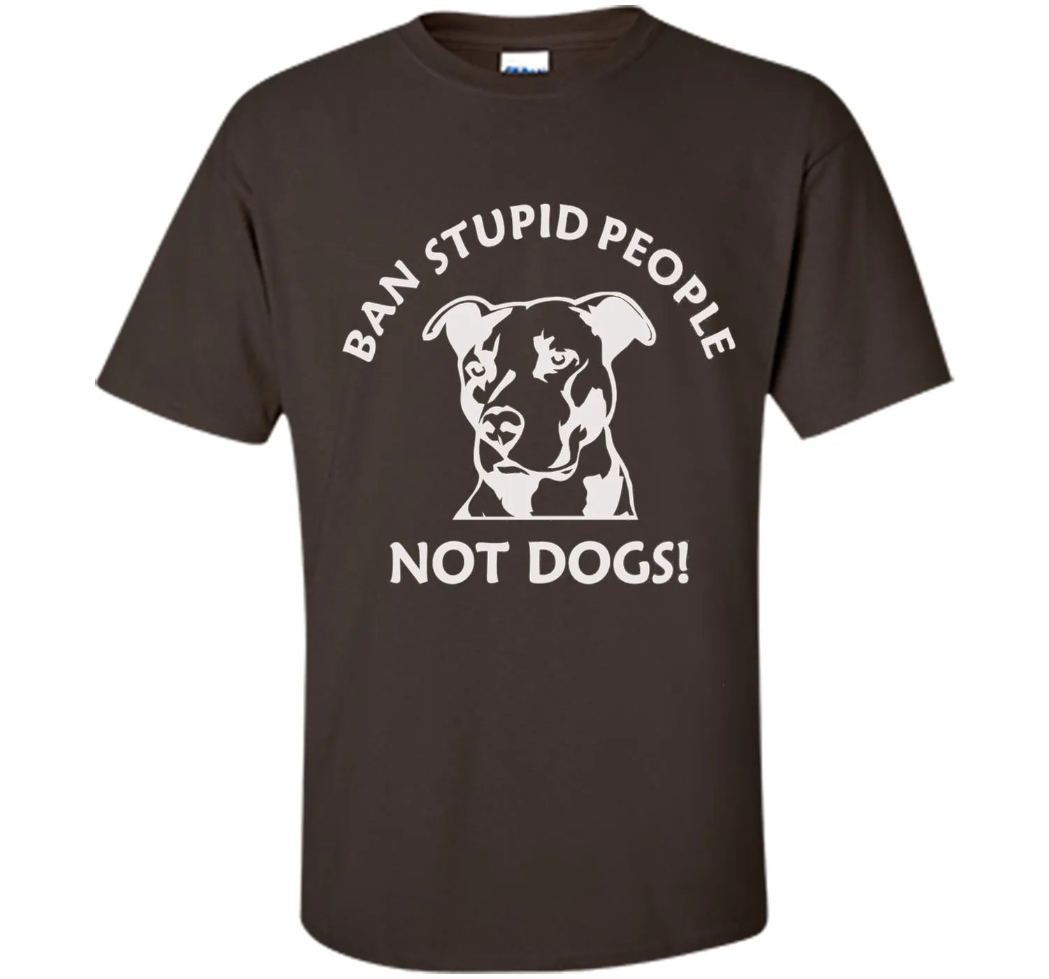 Ban Stupid People Not Dogs Pit Bull t-shirt (pit bull shirt)