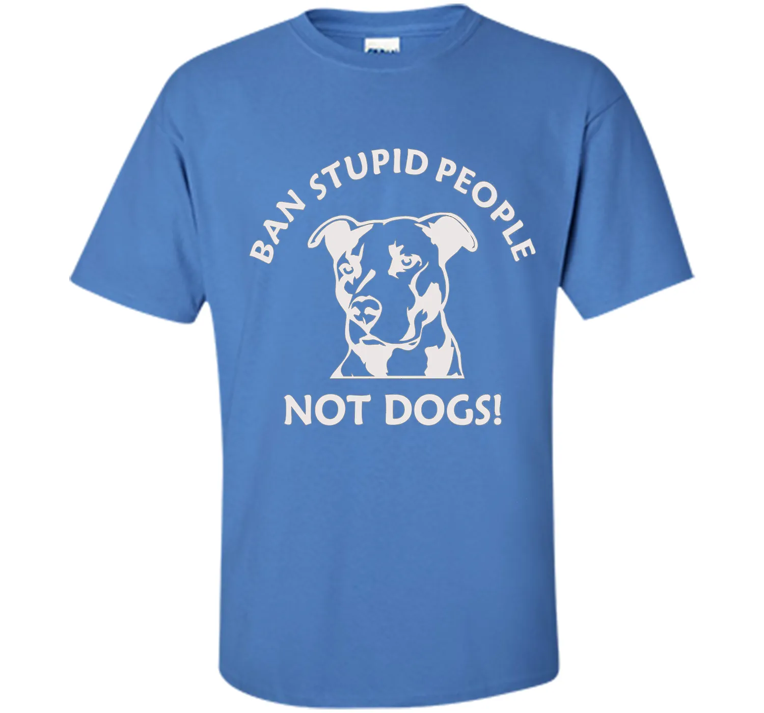 Ban Stupid People Not Dogs Pit Bull t-shirt (pit bull shirt)