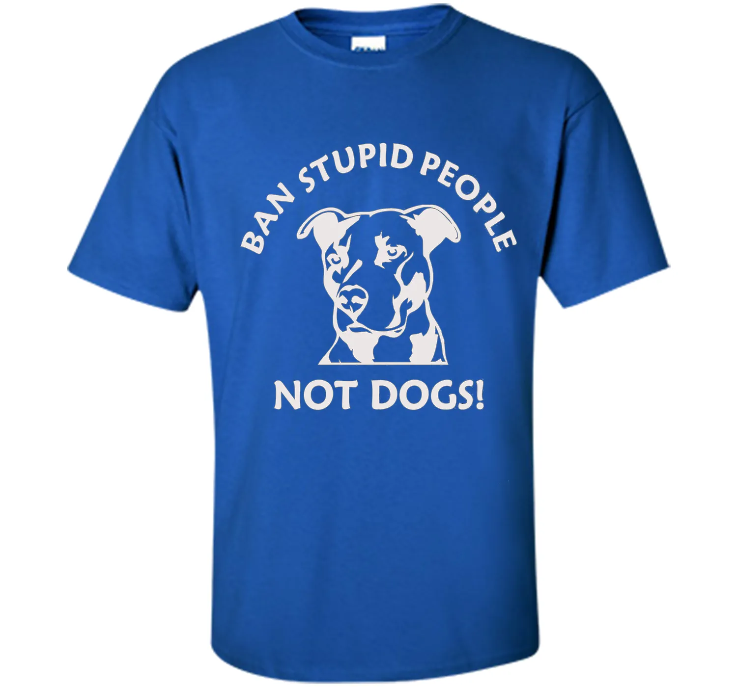 Ban Stupid People Not Dogs Pit Bull t-shirt (pit bull shirt)