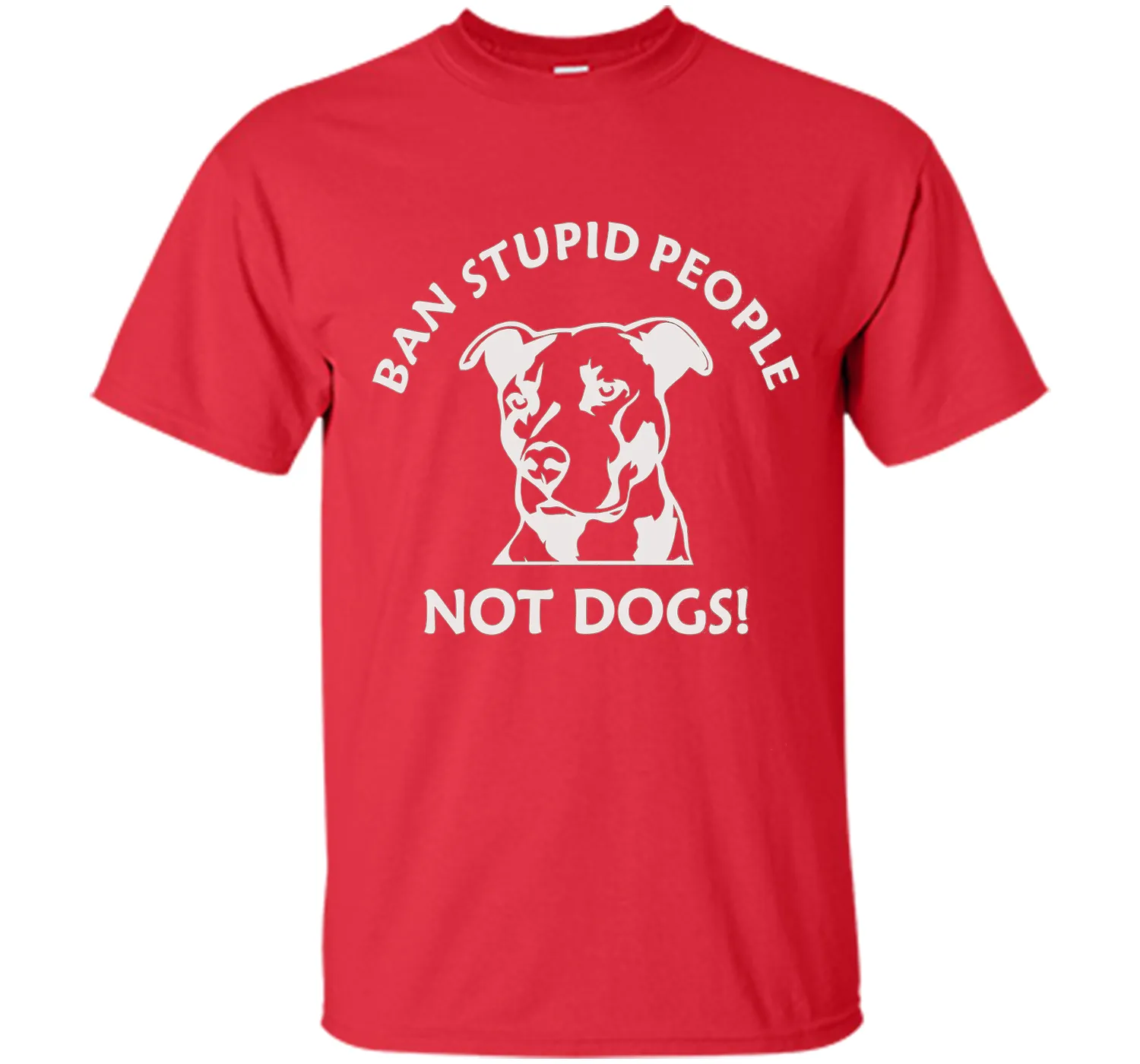 Ban Stupid People Not Dogs Pit Bull t-shirt (pit bull shirt)