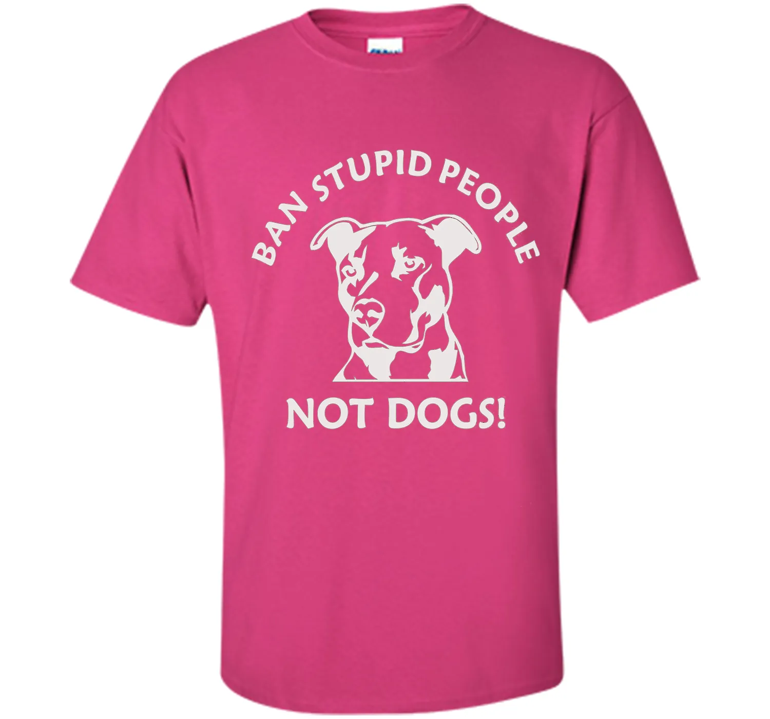 Ban Stupid People Not Dogs Pit Bull t-shirt (pit bull shirt)