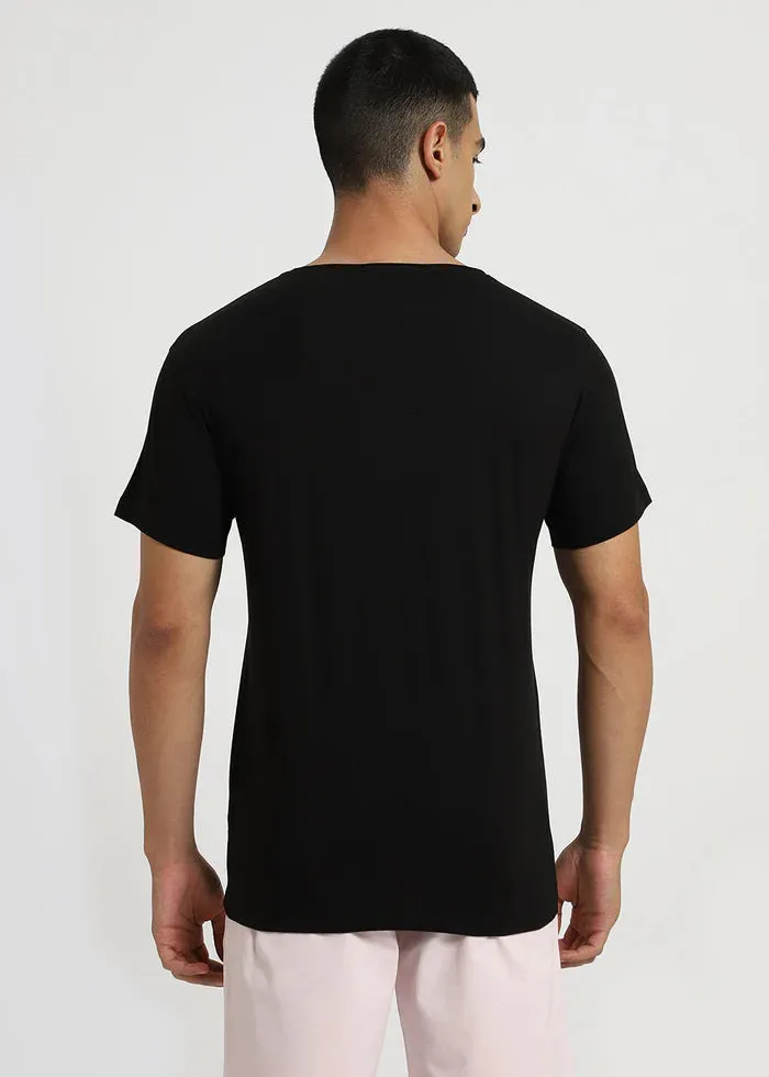 Black Crew Neck T-shirt