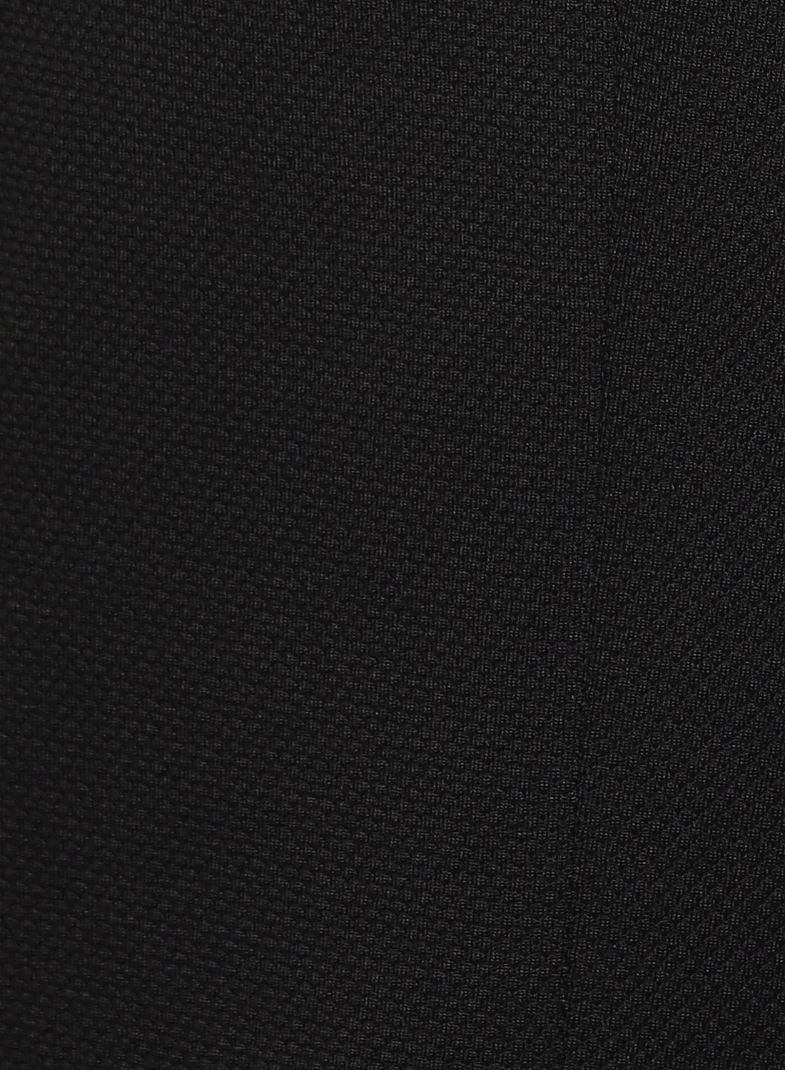 Black Knit Notch Collar Jacket