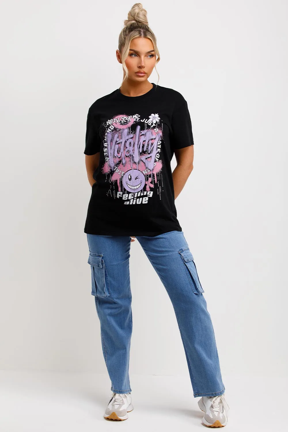 Black T Shirt With Graphics
