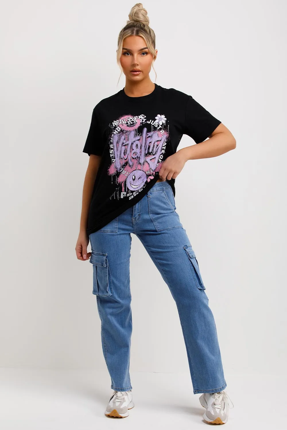 Black T Shirt With Graphics