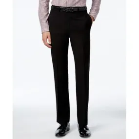 Calvin Klein Mens Slim fit Dress Pants 40 / 32 Black Solid Stretch