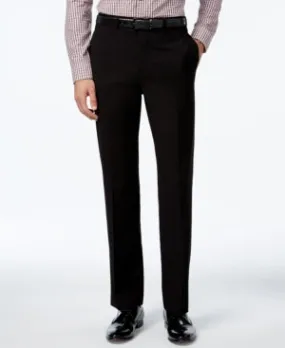 Calvin Klein Mens Slim fit Dress Pants 44 / 30 Black Solid