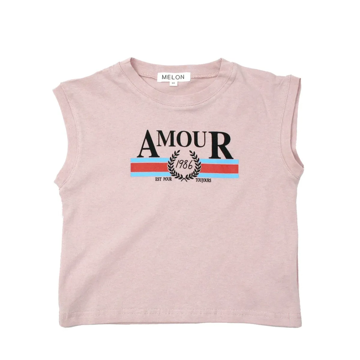 Cotton Statement Tee, Rouge Pink