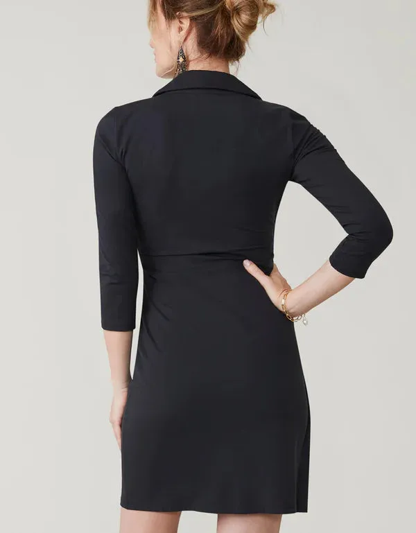 Cristina Wrap Dress Black