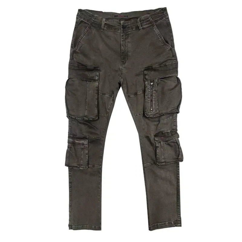 Cutty Vin Cargo Skinny Pants - Chocolate
