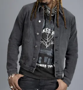 DOCTRINE NEVADA JACKET (BLACK WASH)