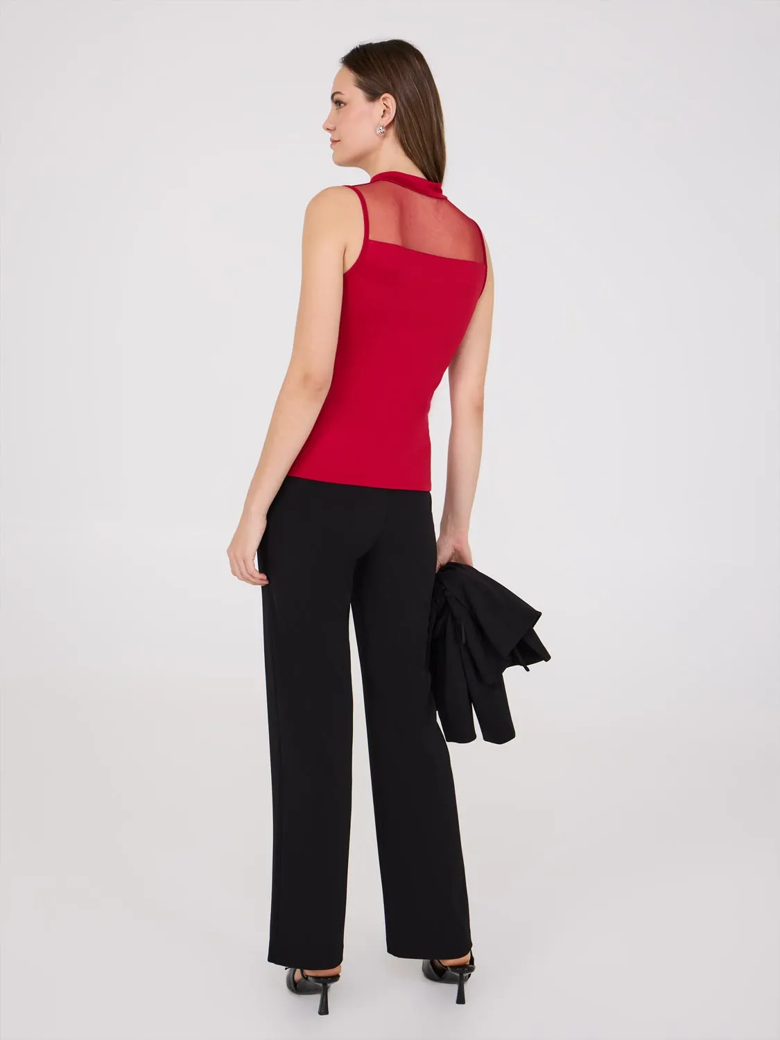 Double Layer Mesh Yoke Top
