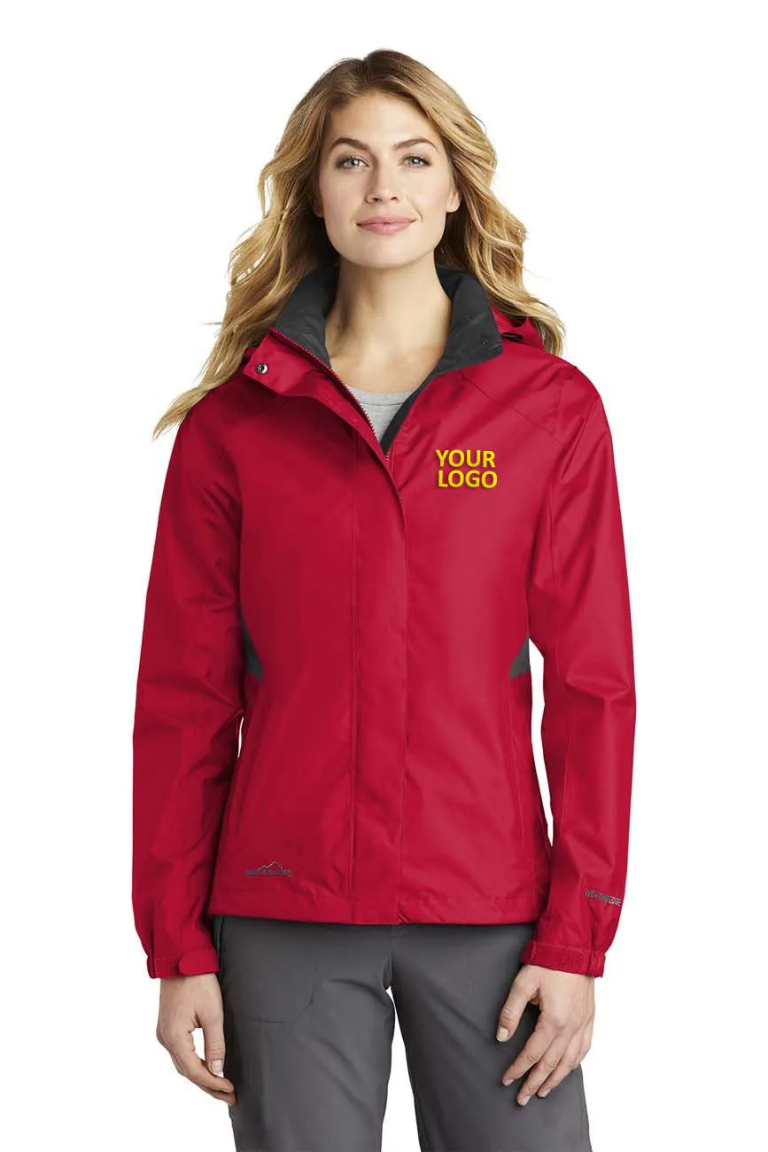 Eddie Bauer Ladies Customized Rain Jackets, Radish