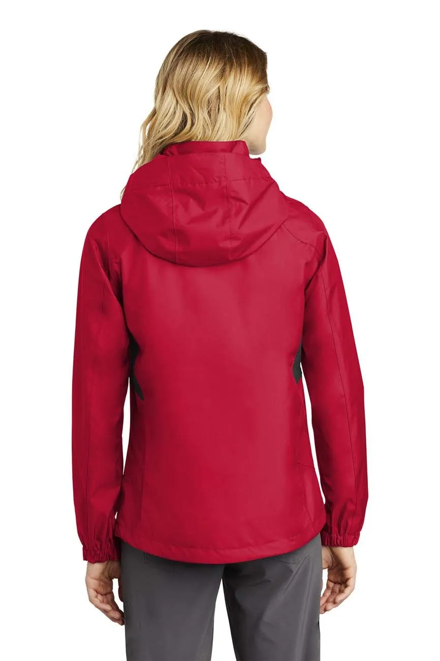 Eddie Bauer Ladies Customized Rain Jackets, Radish
