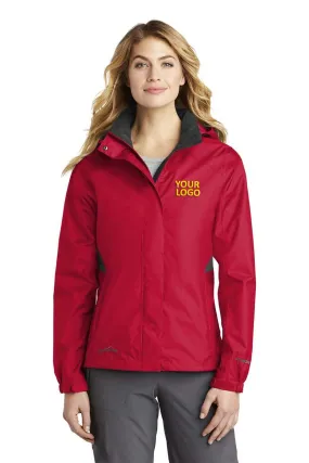 Eddie Bauer Ladies Customized Rain Jackets, Radish