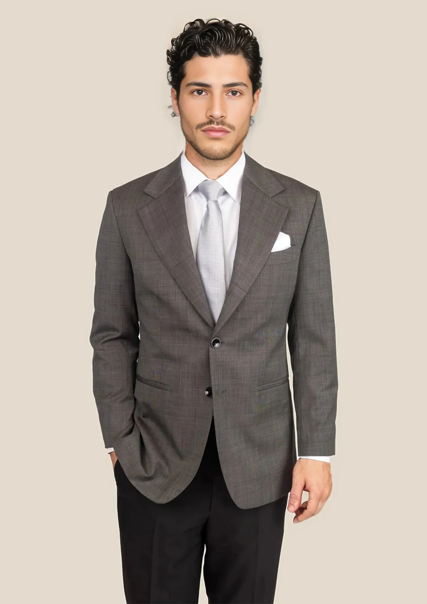 Ellis Carbon Grey Pindot Jacket