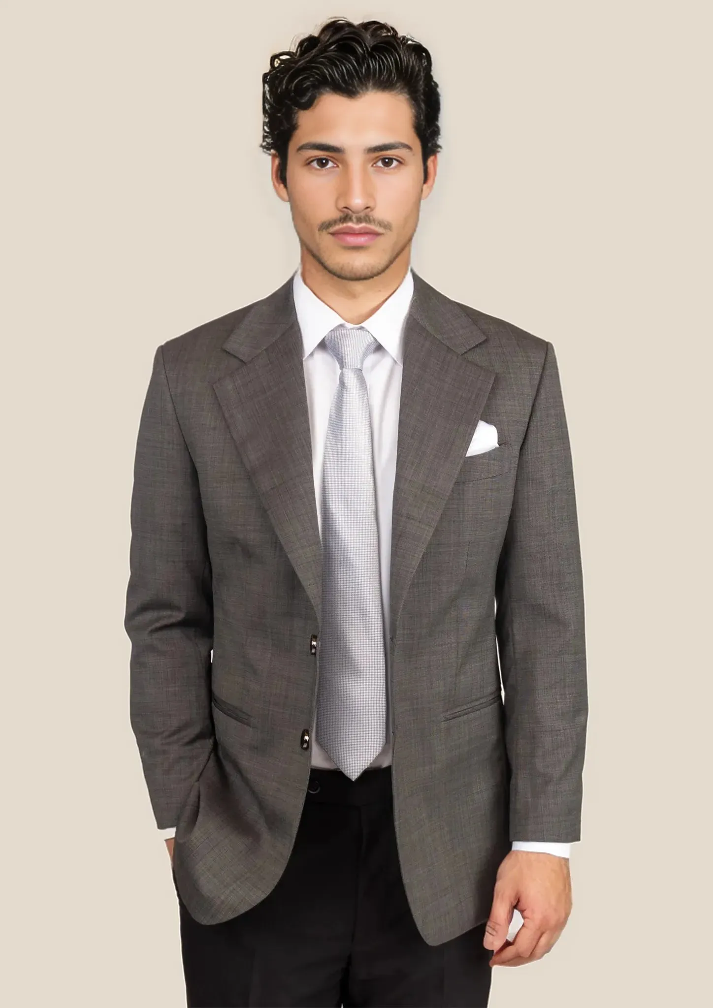 Ellis Carbon Grey Pindot Jacket