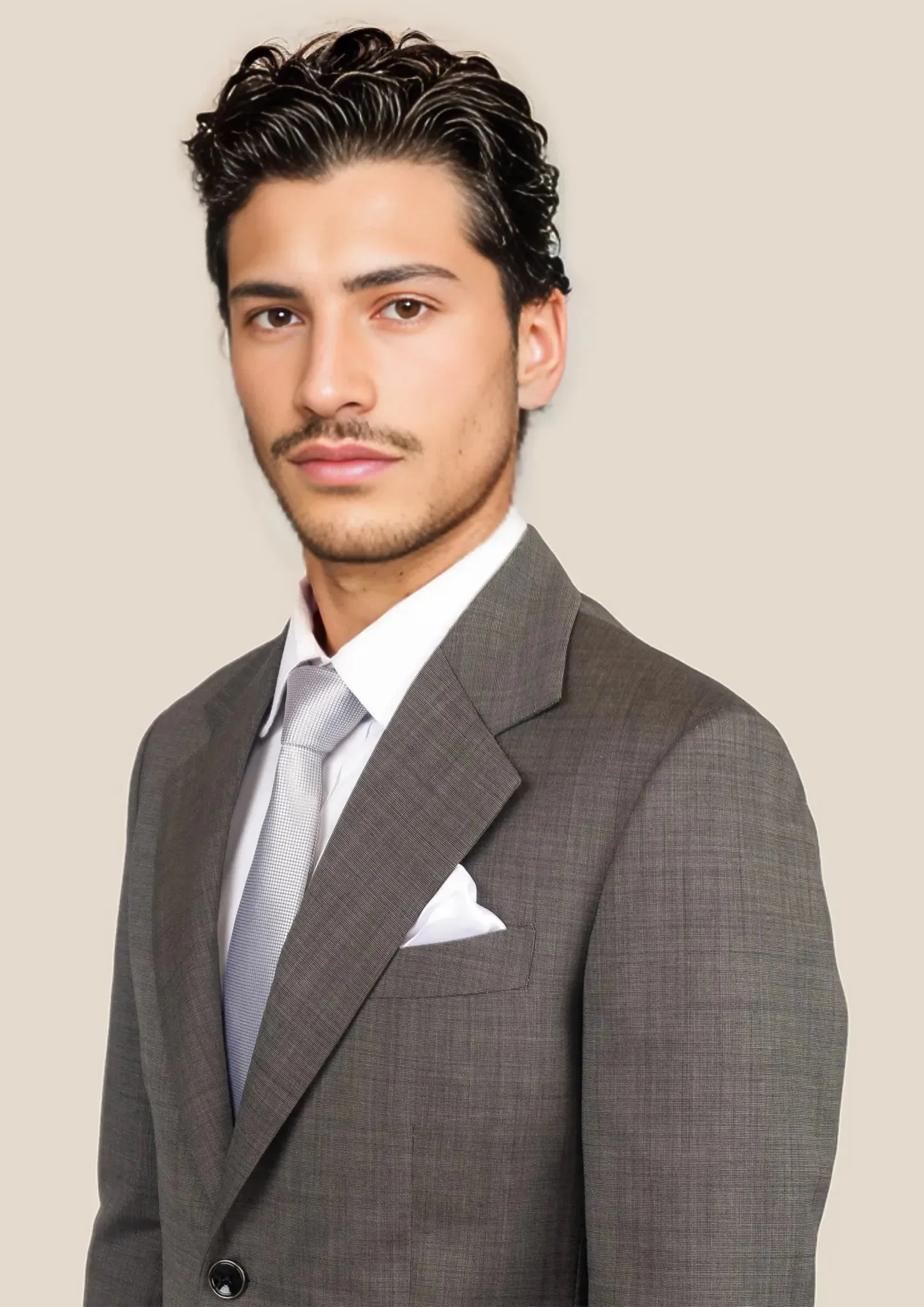 Ellis Carbon Grey Pindot Jacket