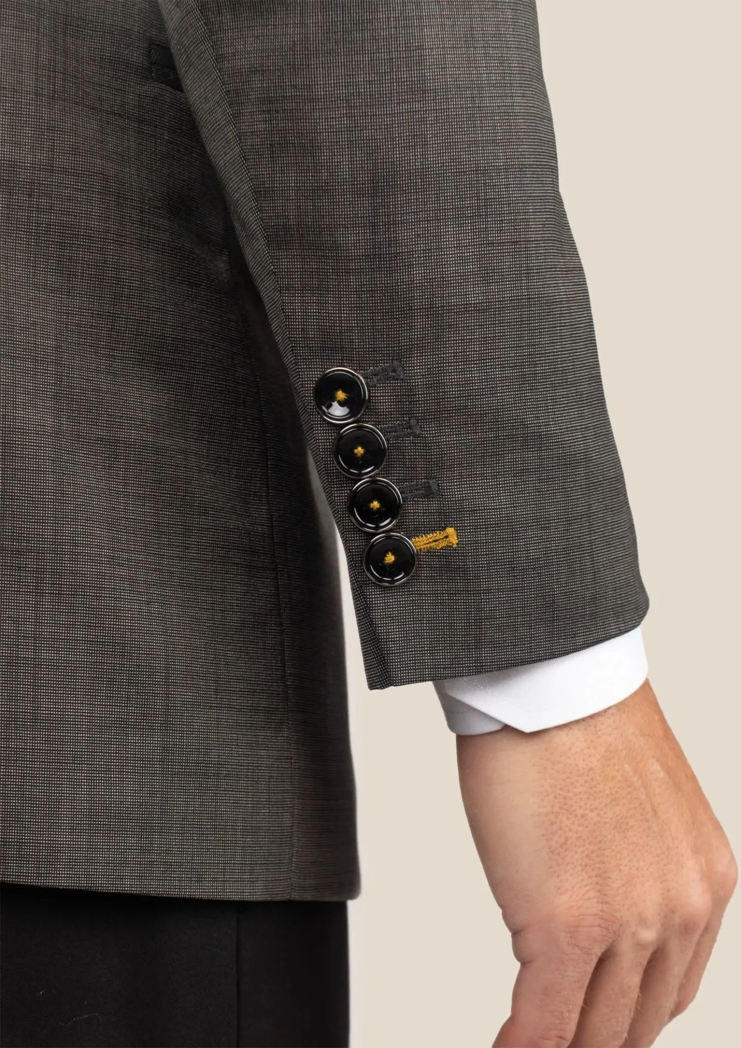 Ellis Carbon Grey Pindot Jacket