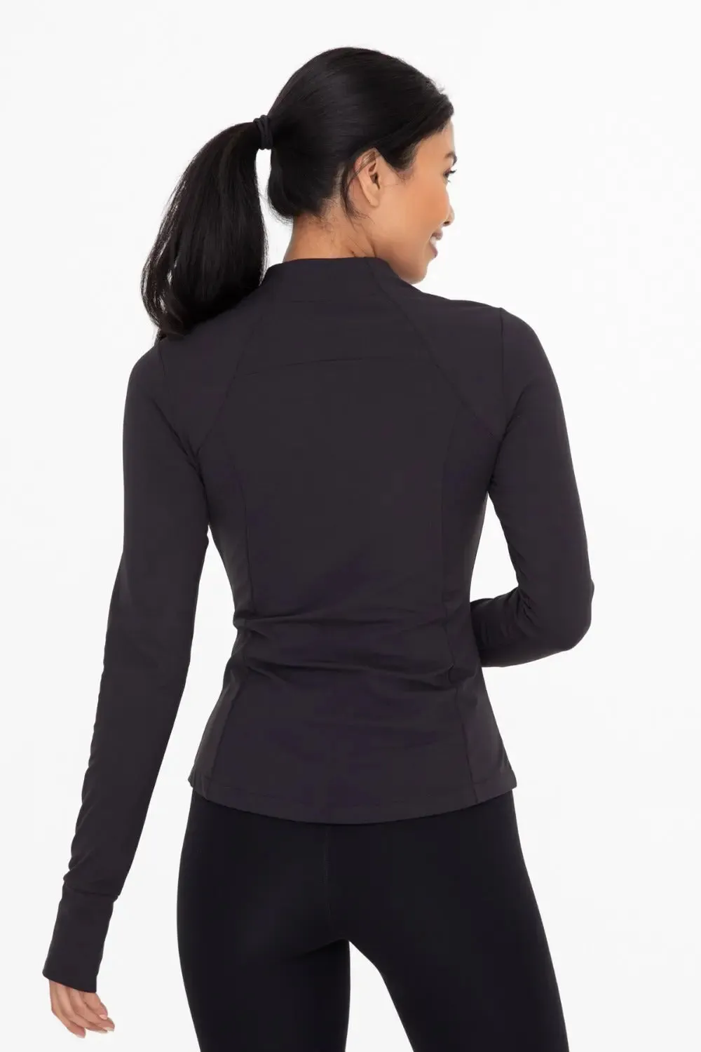Fleece-Lined Slim Fit Active Jacket