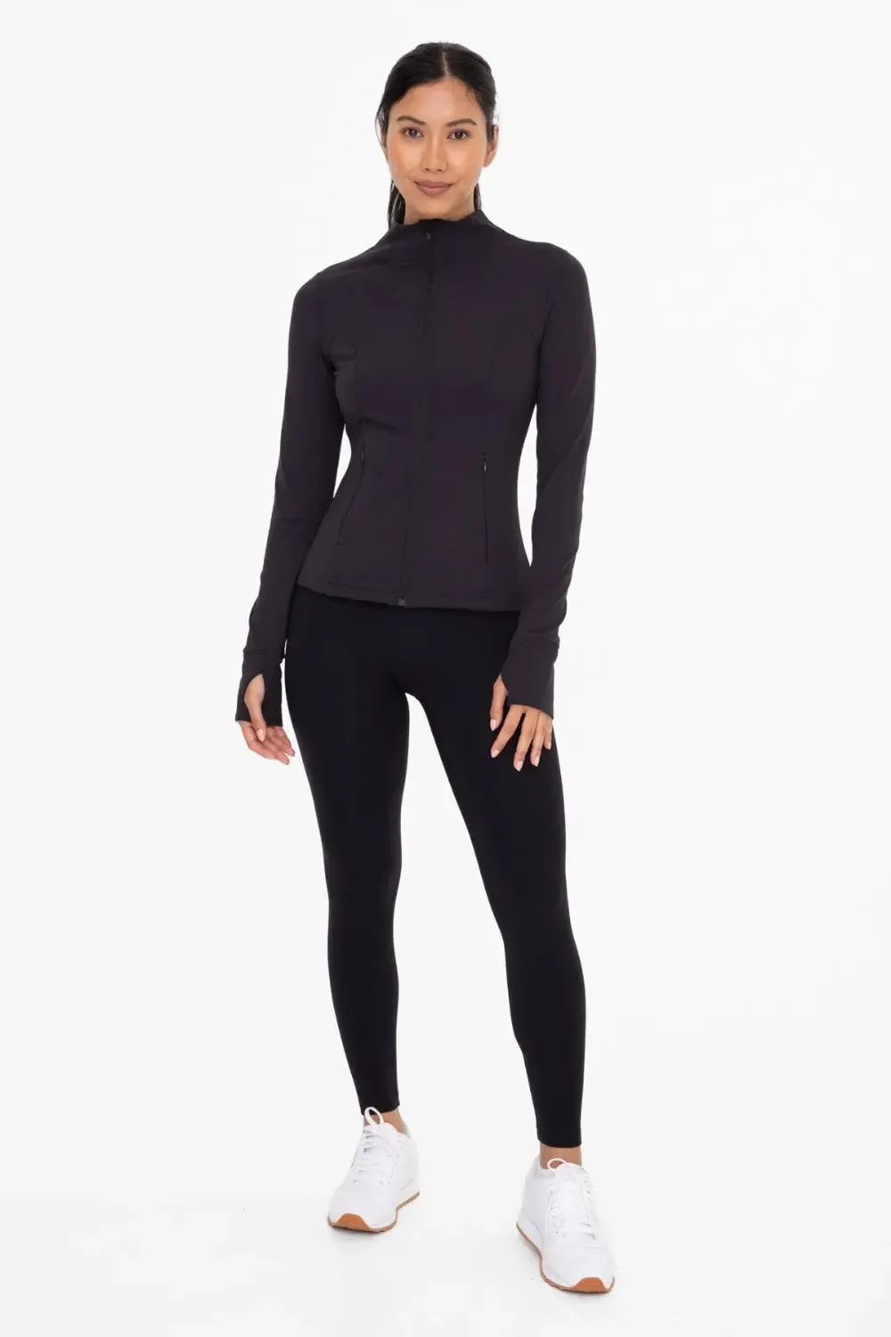 Fleece-Lined Slim Fit Active Jacket