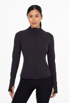 Fleece-Lined Slim Fit Active Jacket