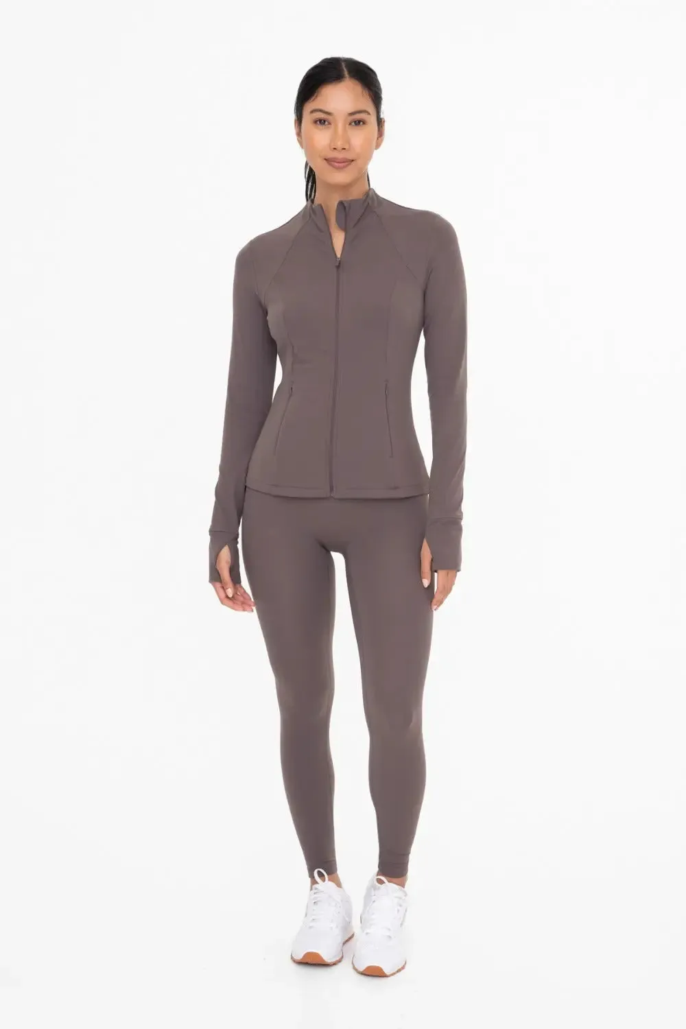 Fleece-Lined Slim Fit Active Jacket