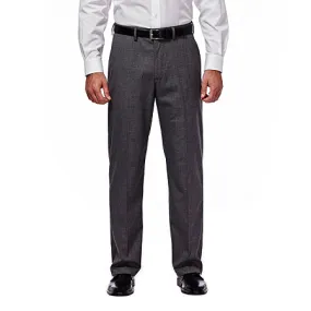 Haggar Mens Classic fit Dress Pants 38 / 30 Grey Stretch