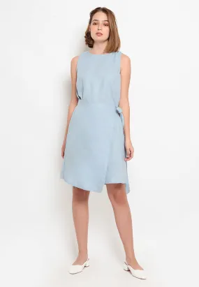 Half Wrap Shift Dress