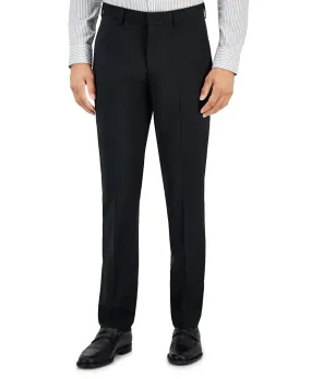 Hugo Boss Mens Modern fit Dress Pants 34 / 28 Black Solid