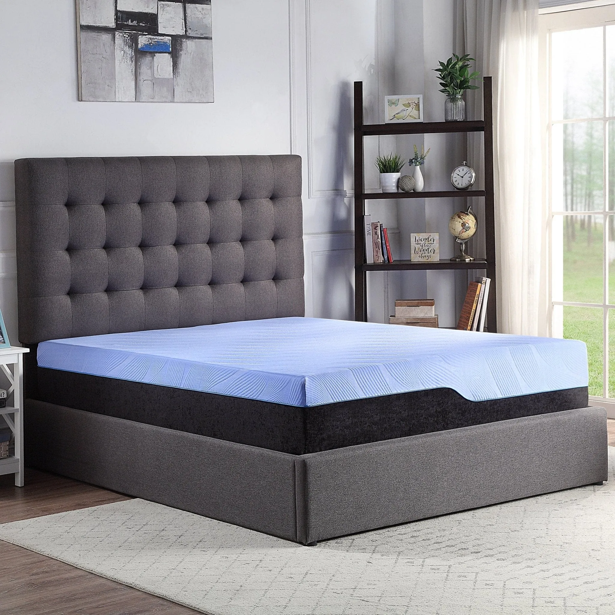 Hybrid Cooling Memory Foam Mattress| Cal-King