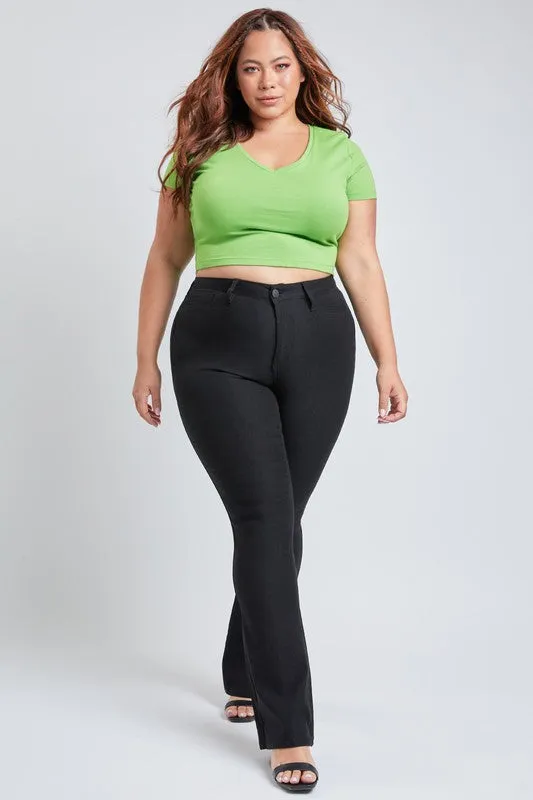 Hyperstretch Basic High-Rise Flare
