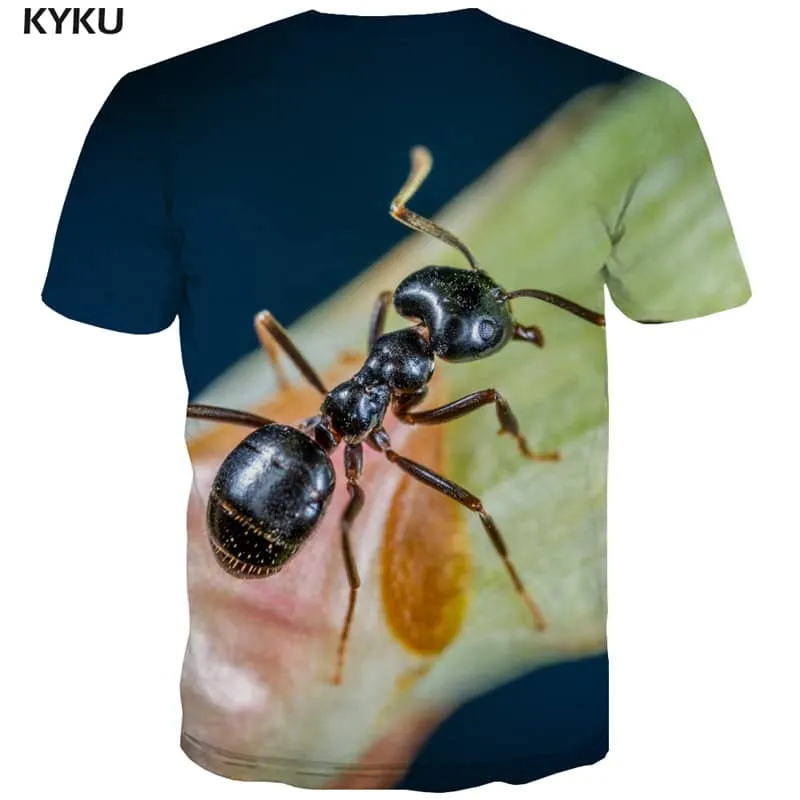 insect shirt plant top tee Cool art costume beautiful man