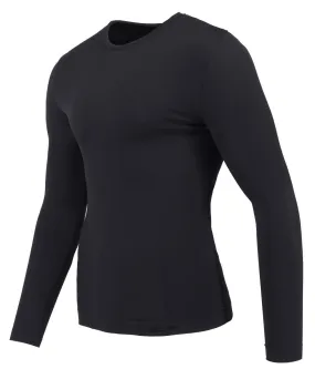 Joluvi Termico Unisex Long Sleeved Performance Base Layer Top-BLACK