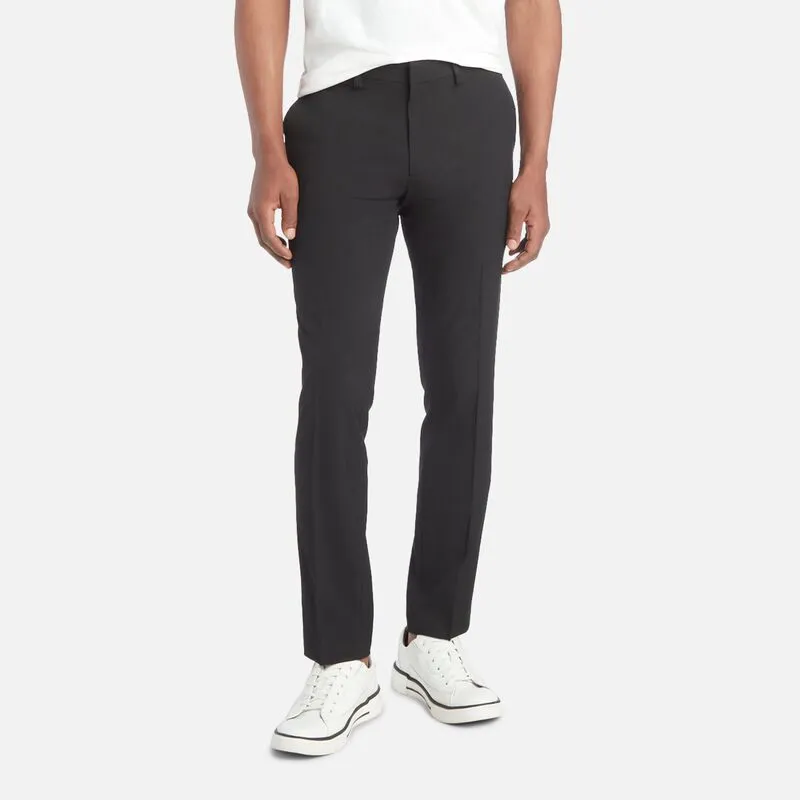 Kenneth Cole Reaction Mens Skinny fit Dress Pants 33 / 30 Black Solid