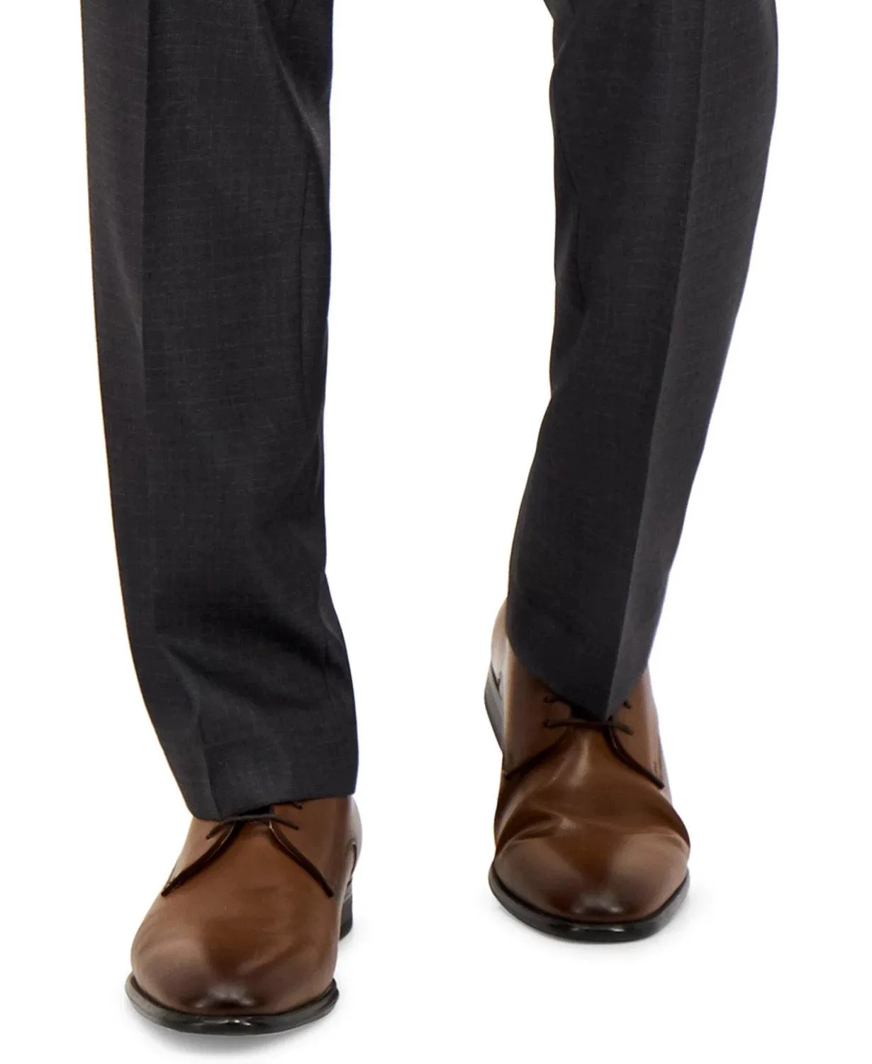 Kenneth Cole Reaction Mens Slim fit Dress Pants 38 / 30 Gun Metal Grey