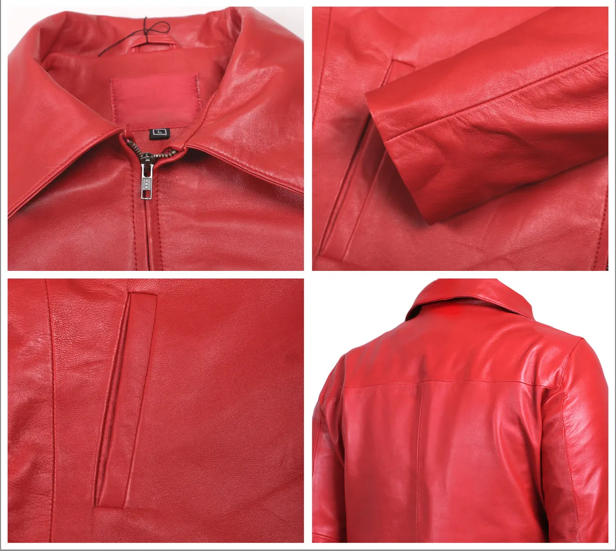 Leather Jackets Hub Mens Genuine Lambskin Leather Jacket (Black, Aviator Jacket) - 1501587