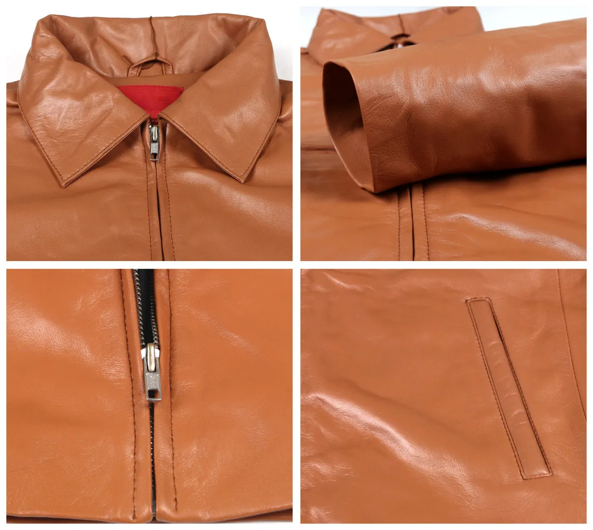 Leather Jackets Hub Mens Genuine Lambskin Leather Jacket (Black, Aviator Jacket) - 1501587
