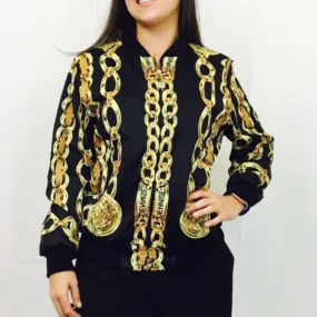 Link Up Black and Gold Jacket
