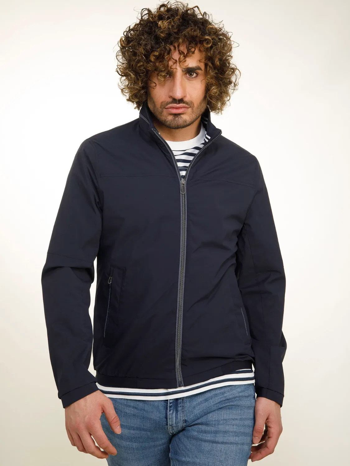 Lino Clemente Navy Casual Jacket