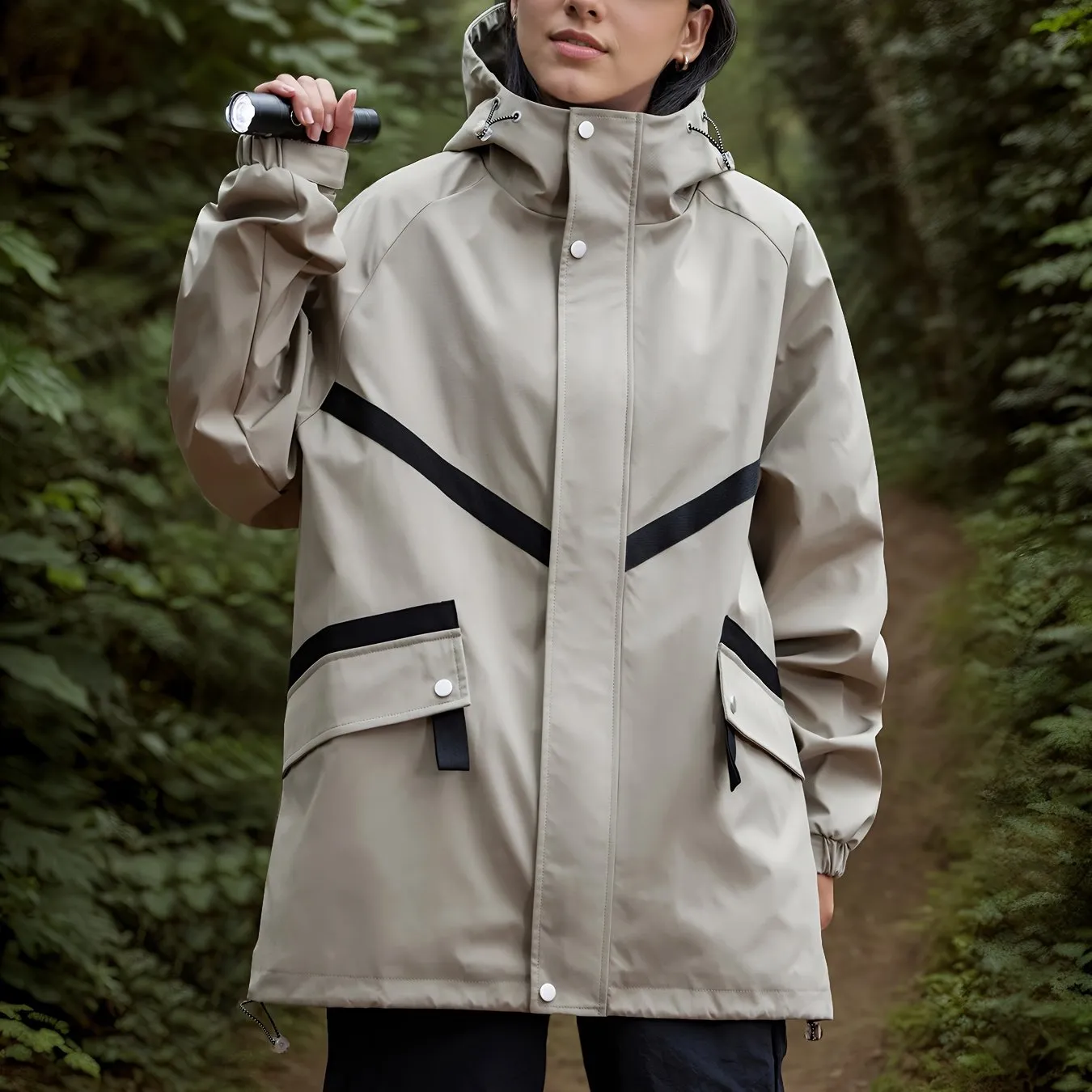 Lotte | Lightweight waterproof hooded jacket