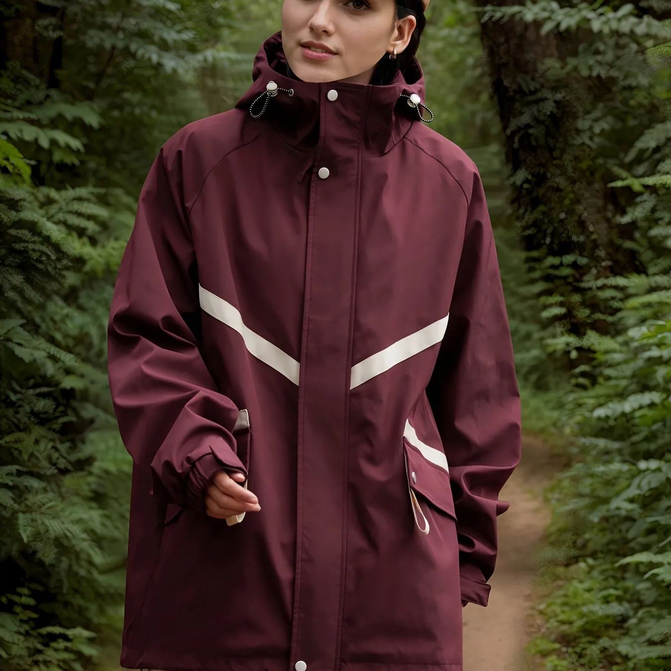 Lotte | Lightweight waterproof hooded jacket