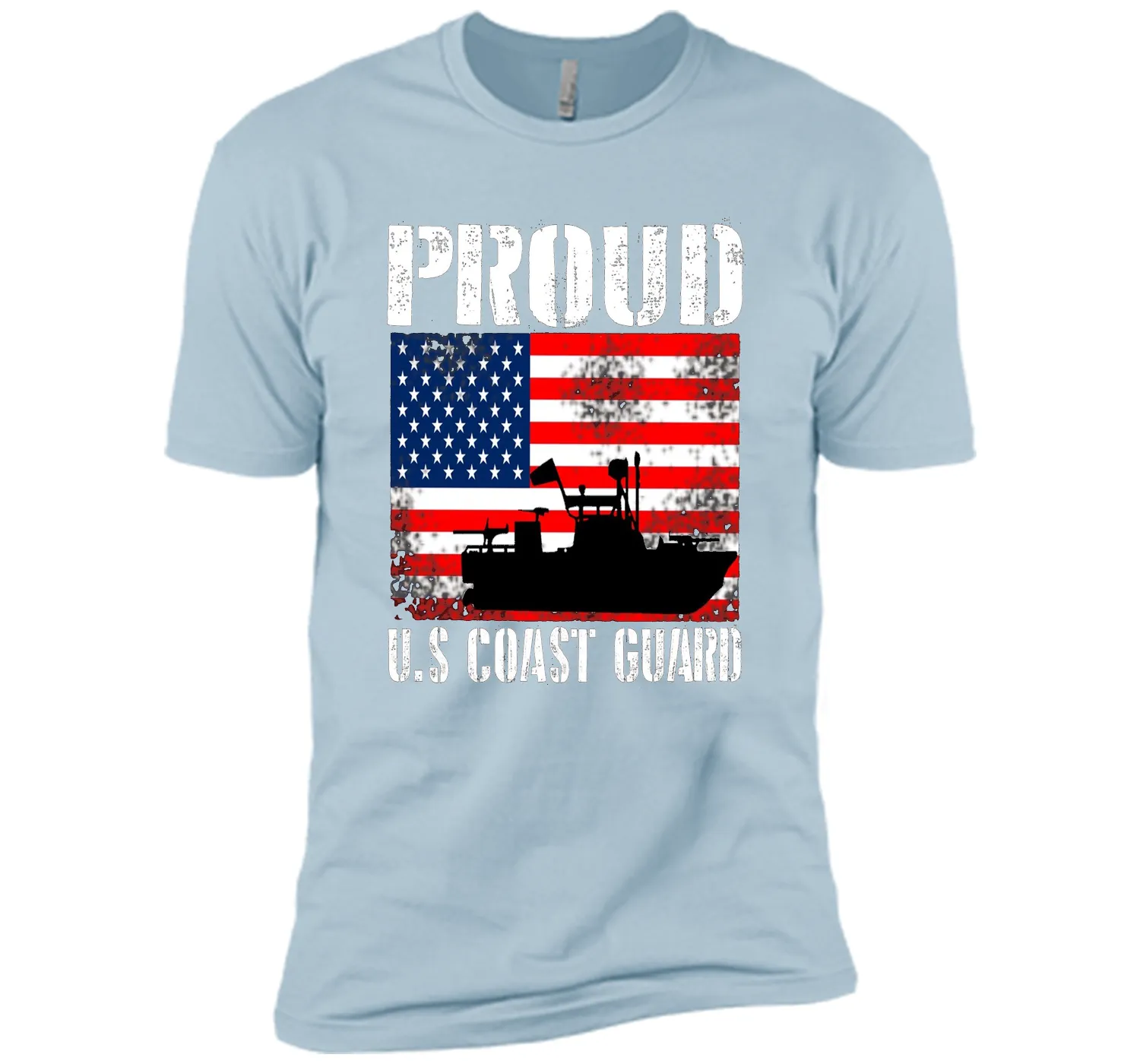 Mens Proud U.S. Coast Guard Special t-shirt cool shirt