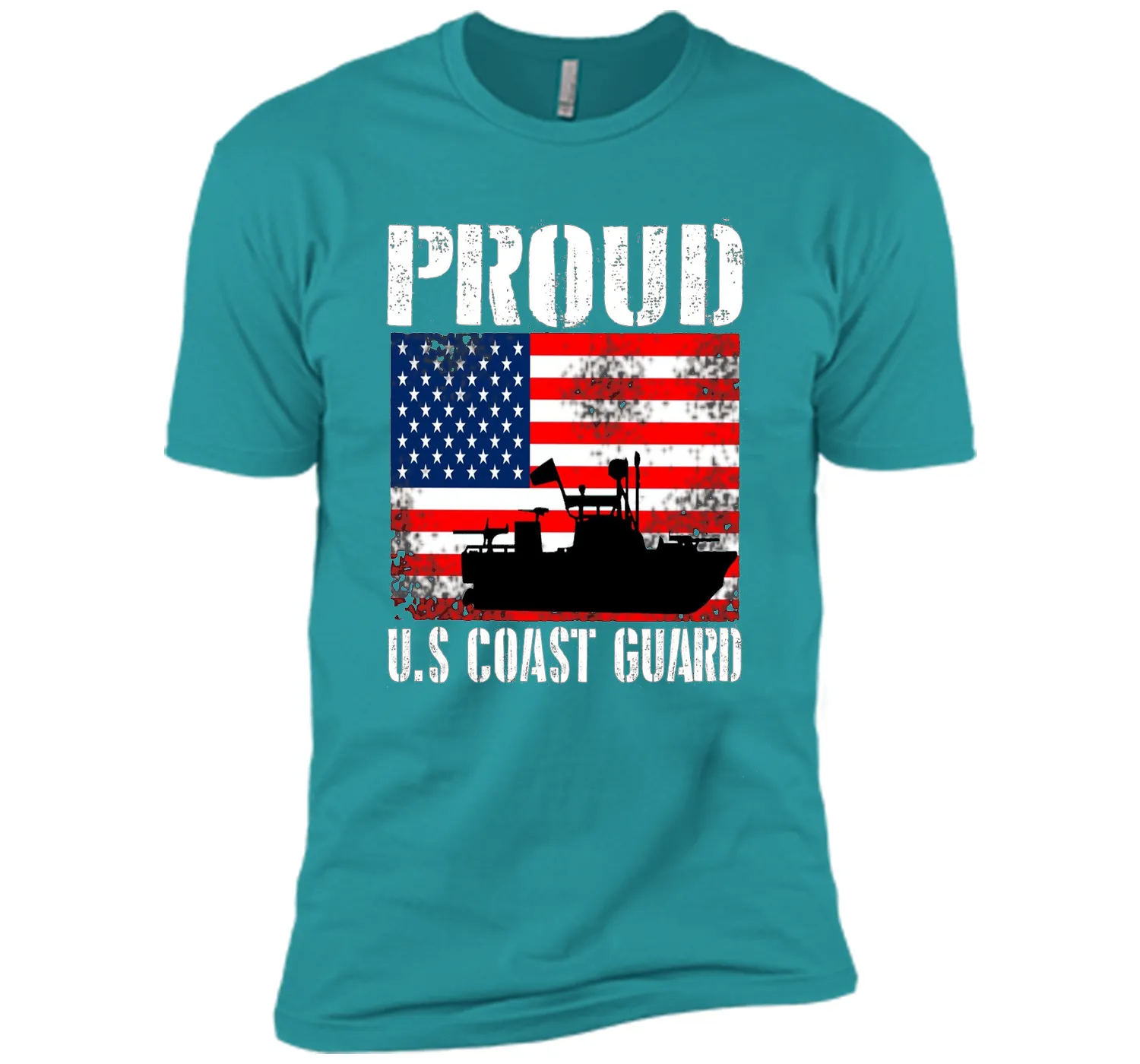 Mens Proud U.S. Coast Guard Special t-shirt cool shirt
