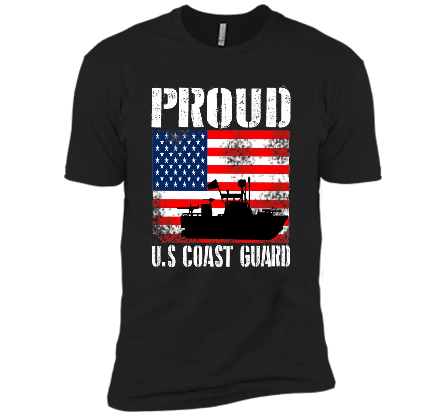 Mens Proud U.S. Coast Guard Special t-shirt cool shirt