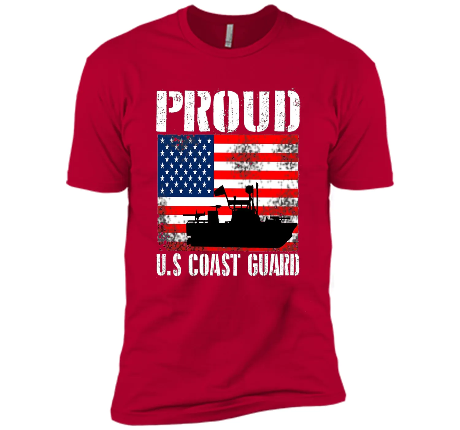 Mens Proud U.S. Coast Guard Special t-shirt cool shirt